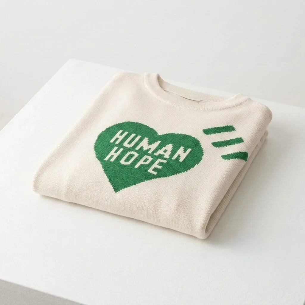 BTS J Hope Human Made Human Hope Heart Sweater BTS Merch Gifts For Army