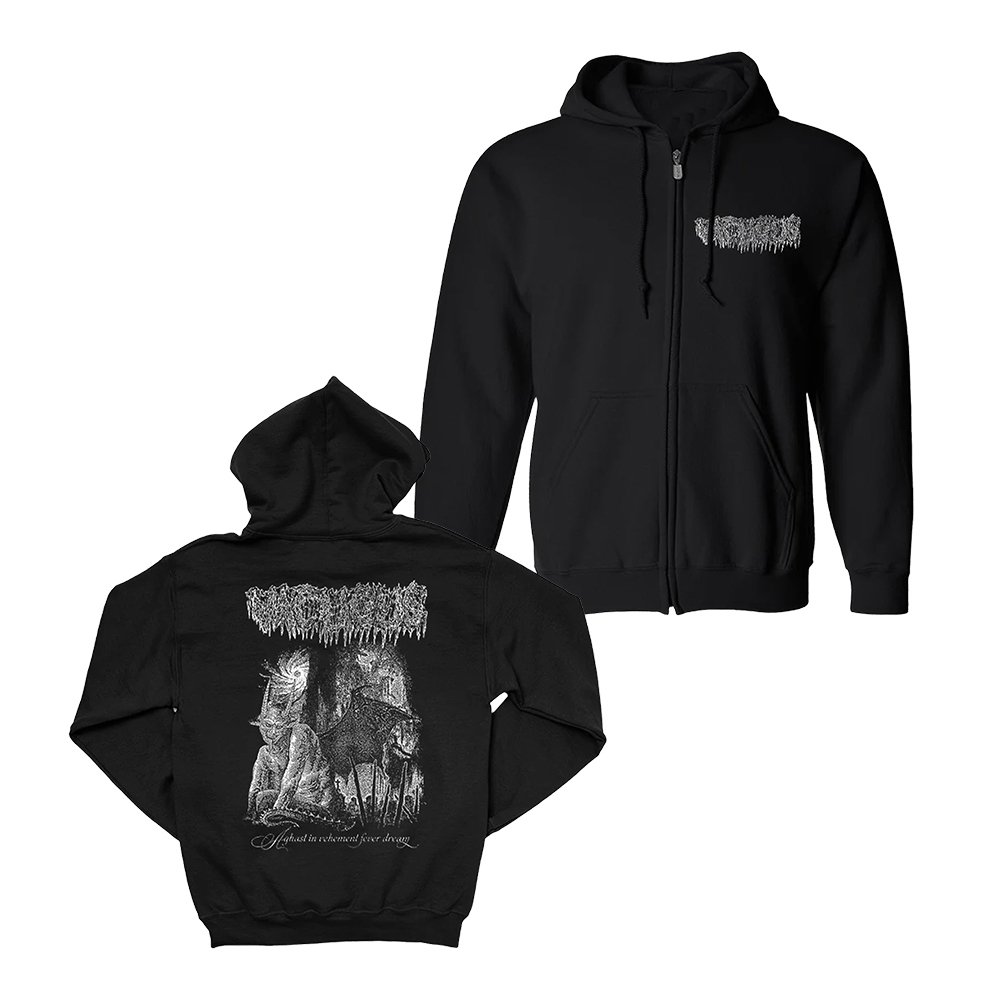 Furyprod Merch Vacuous Fever Dream Zip Hoodie Furyprod Apparel Music Fans Gifts