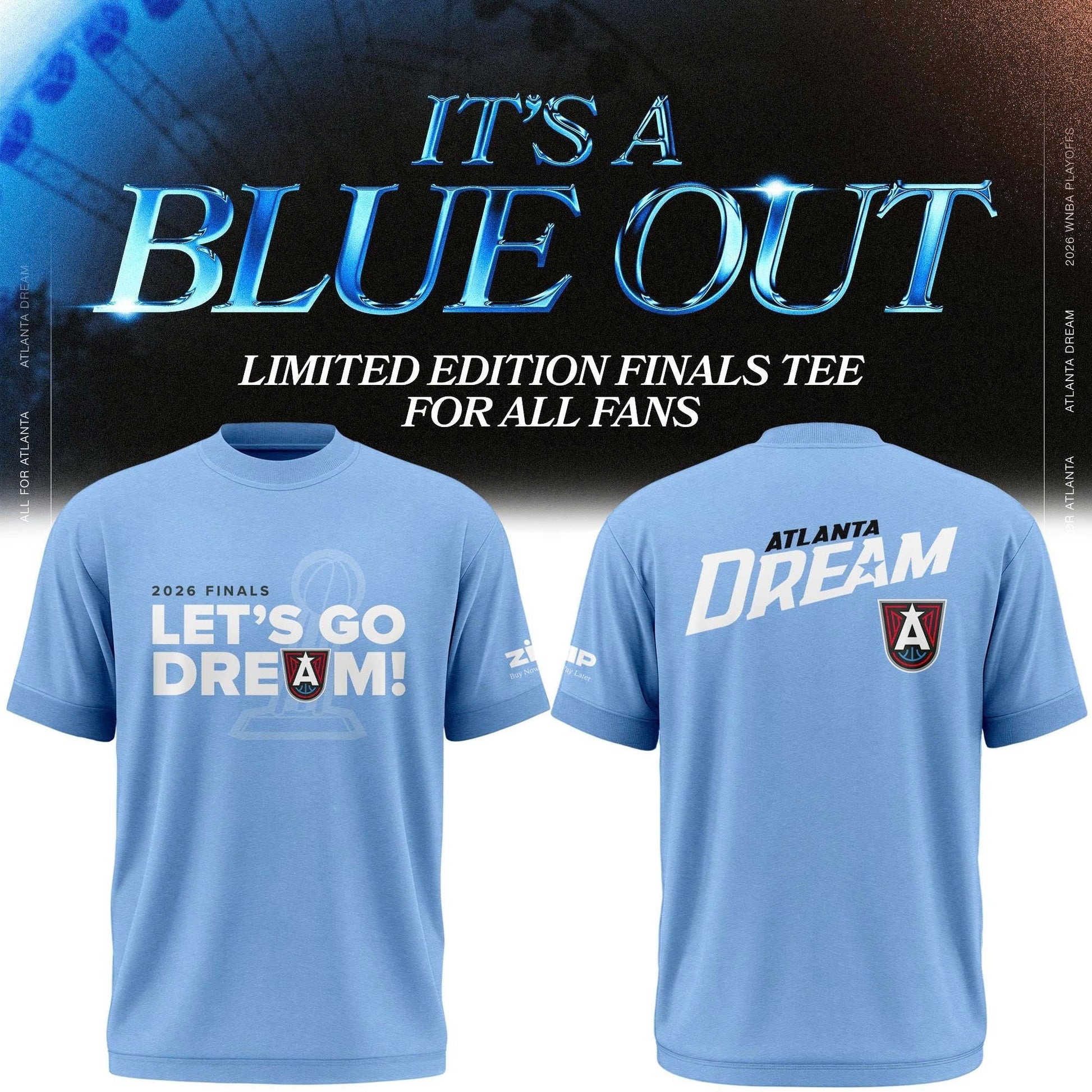 Atlanta Dream Merch It's A Blue Out 2026 WNBA Finals Shirt Atlanta Dream Clothing