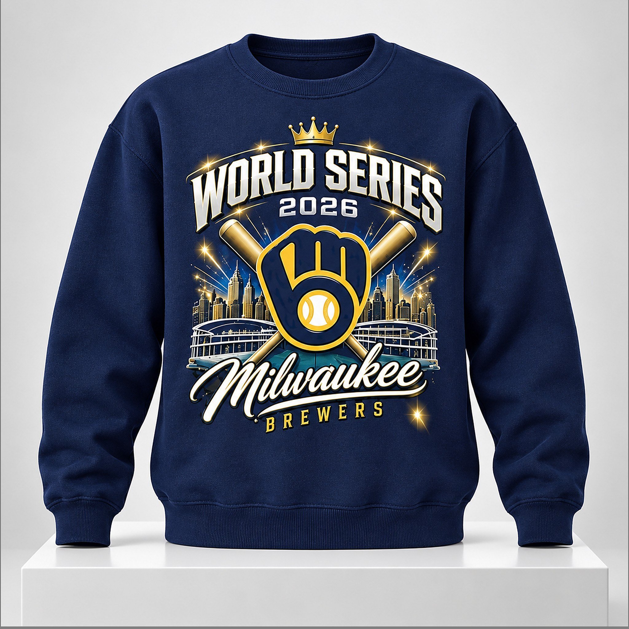 Milwaukee Brewers Merch World Series 2026 Sweatshirt Presents For Brew Crew