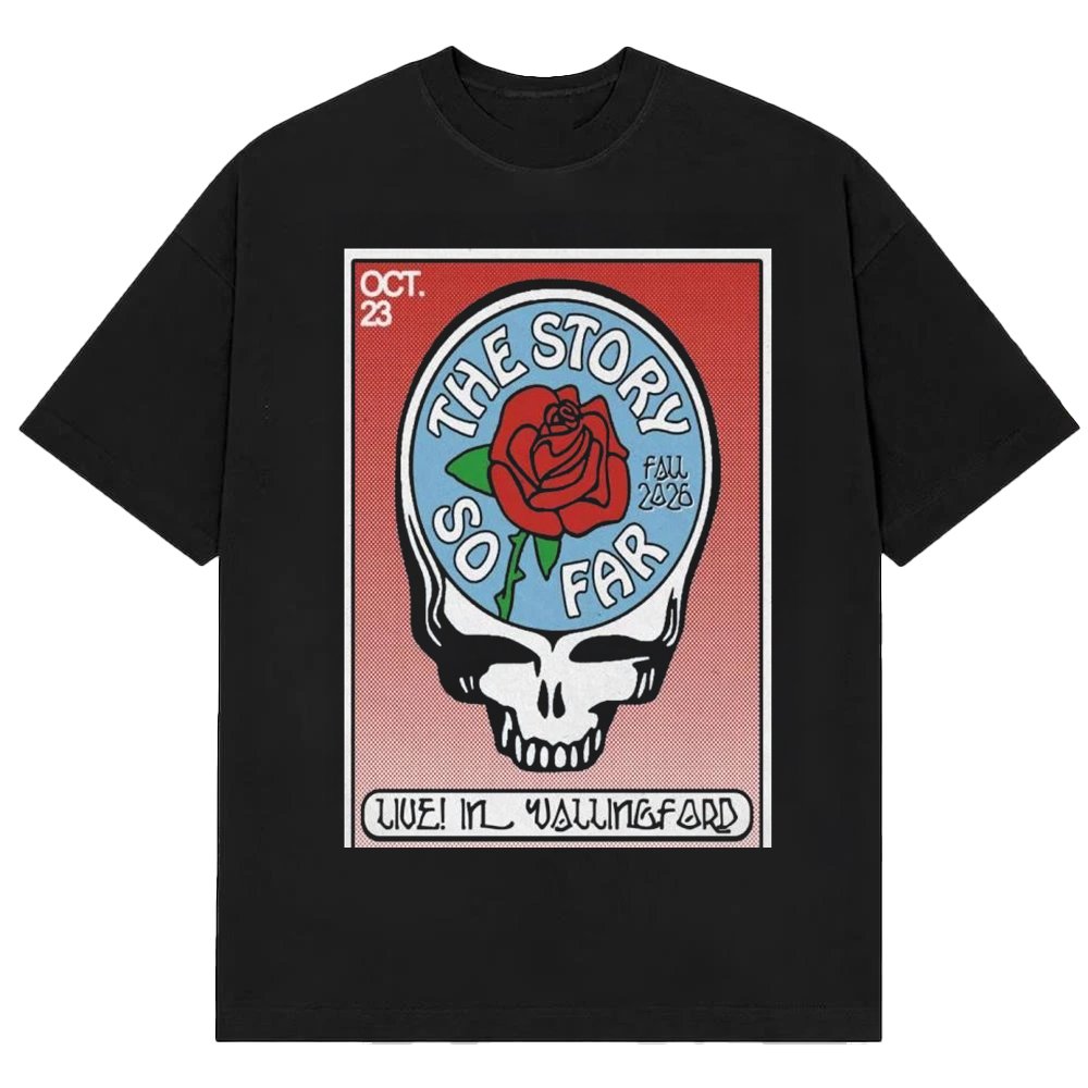 The Story So Far Merch Wallingford CT The Starting Line Ultra Q Concert Poster Graphic T-Shirt