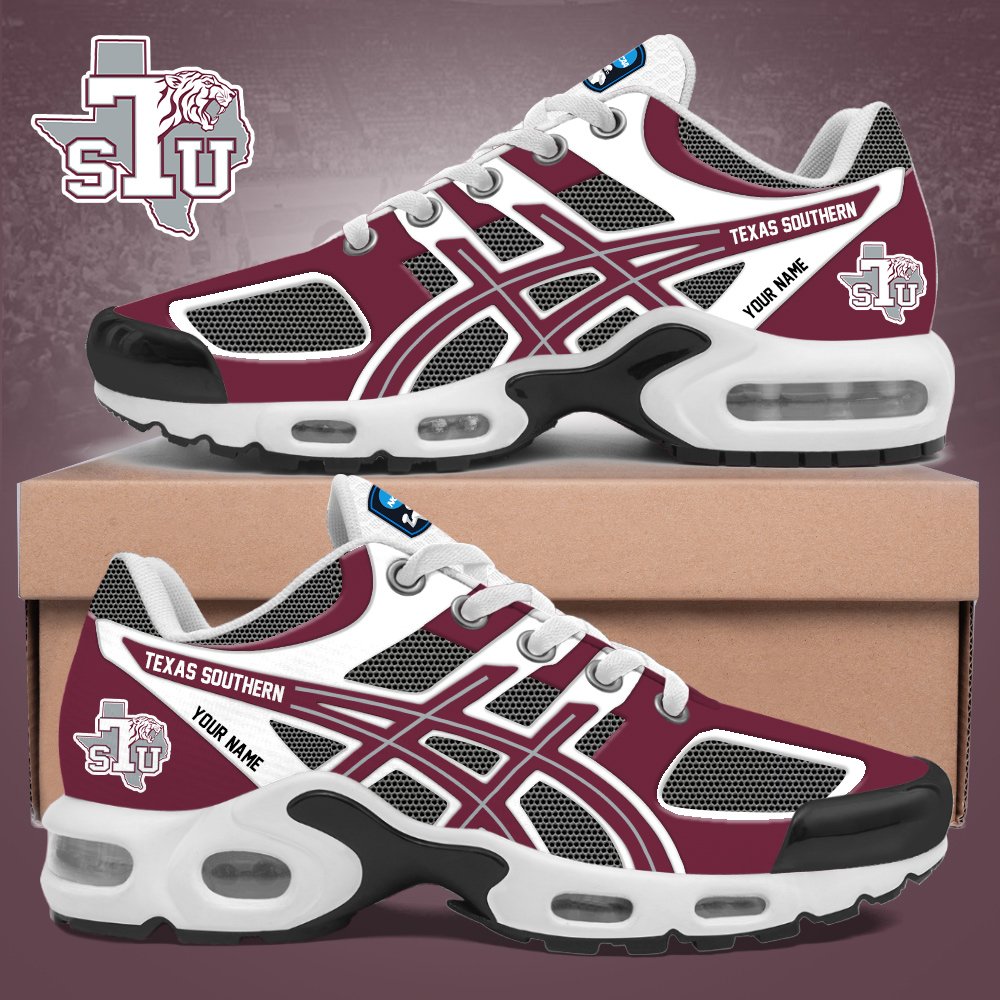 Custom Texas Southern Tigers 2026 NCAA Sneakers Texas Southern Tigers Merch