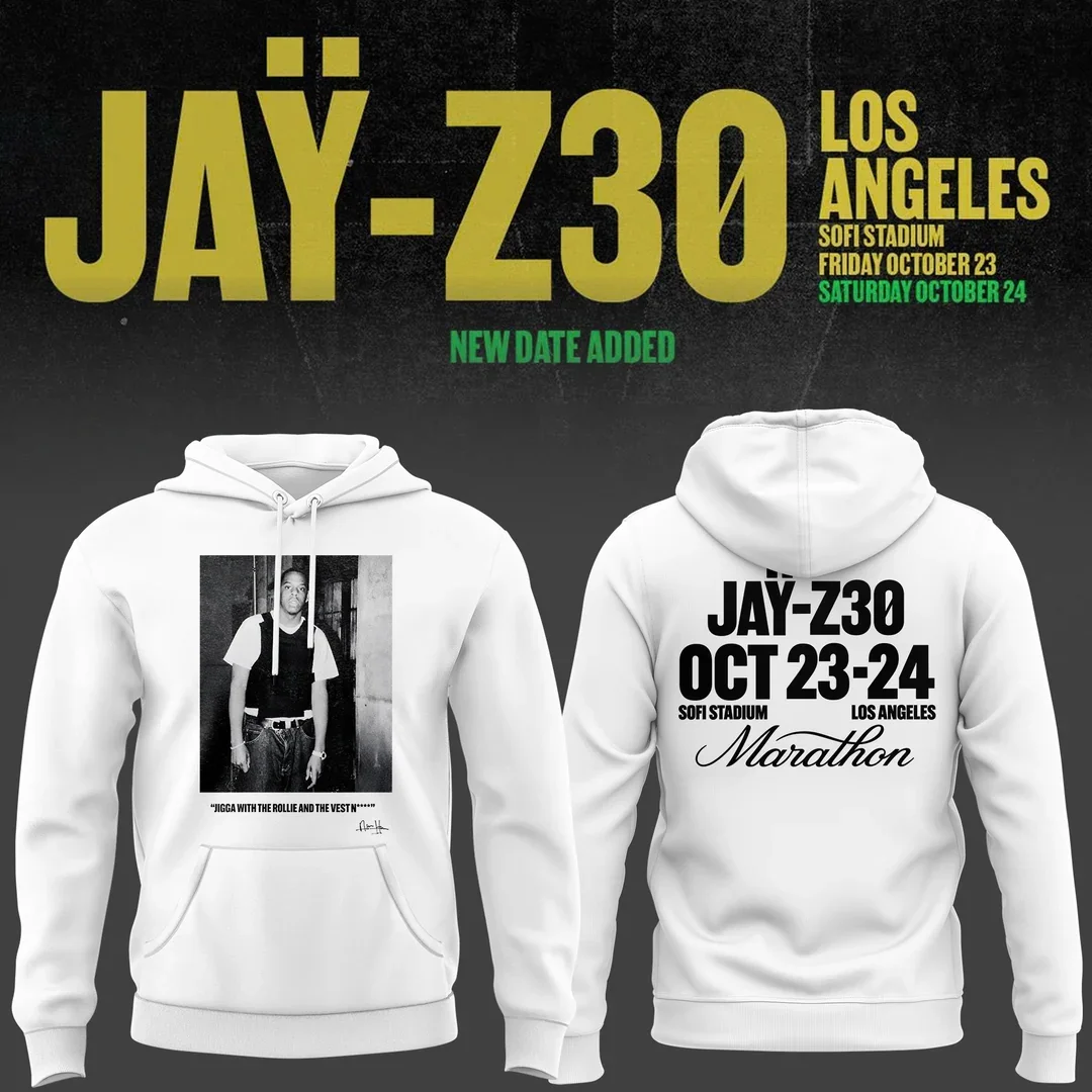 Jay Z Merch Los Angeles Commemorative Hoodie Jay Z Apparel Rapper Presents