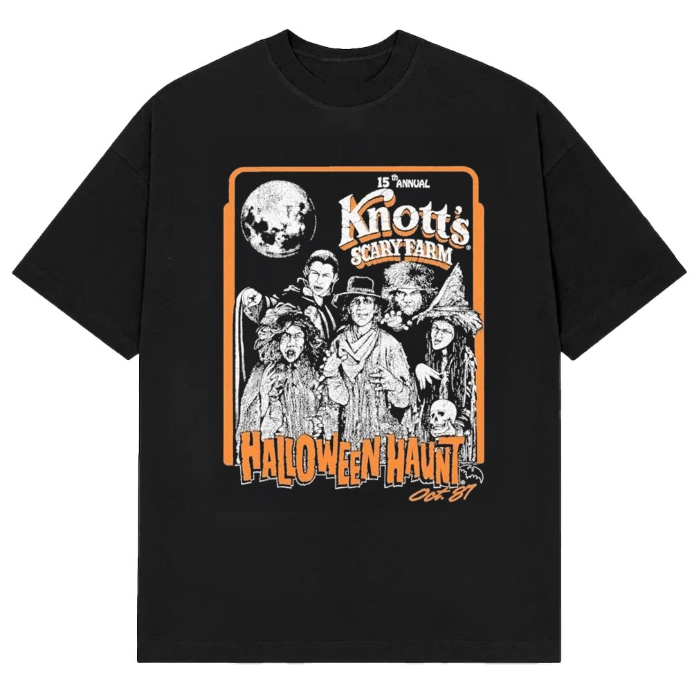 Knott’s Scary Farm 15th Annual Halloween Haunt T-Shirt Halloween Merch Gifts For Brothers