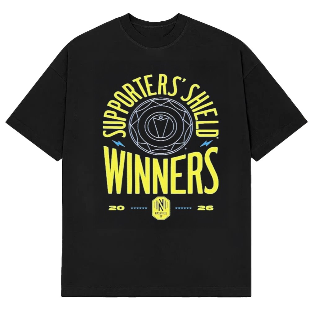 Nashville SC Merch 2026 Supporters’ Shield Winners T-Shirt Best Presents For Nashville SC Lovers