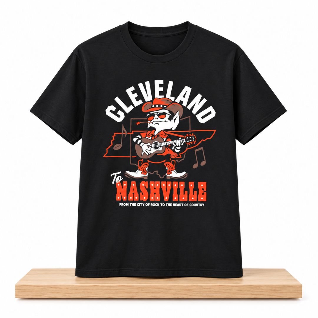 Cleveland To Nashville Takeover T-Shirt Cleveland Browns Clothing Best Gifts For Fans