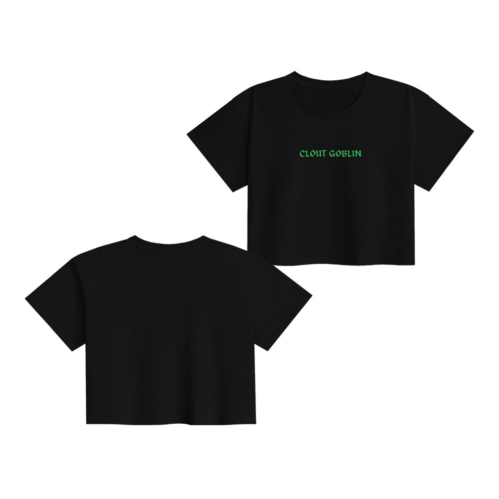 Do We Know Them Merch Clout Goblin Black Cropped Shirt Do We Know Them Apparel