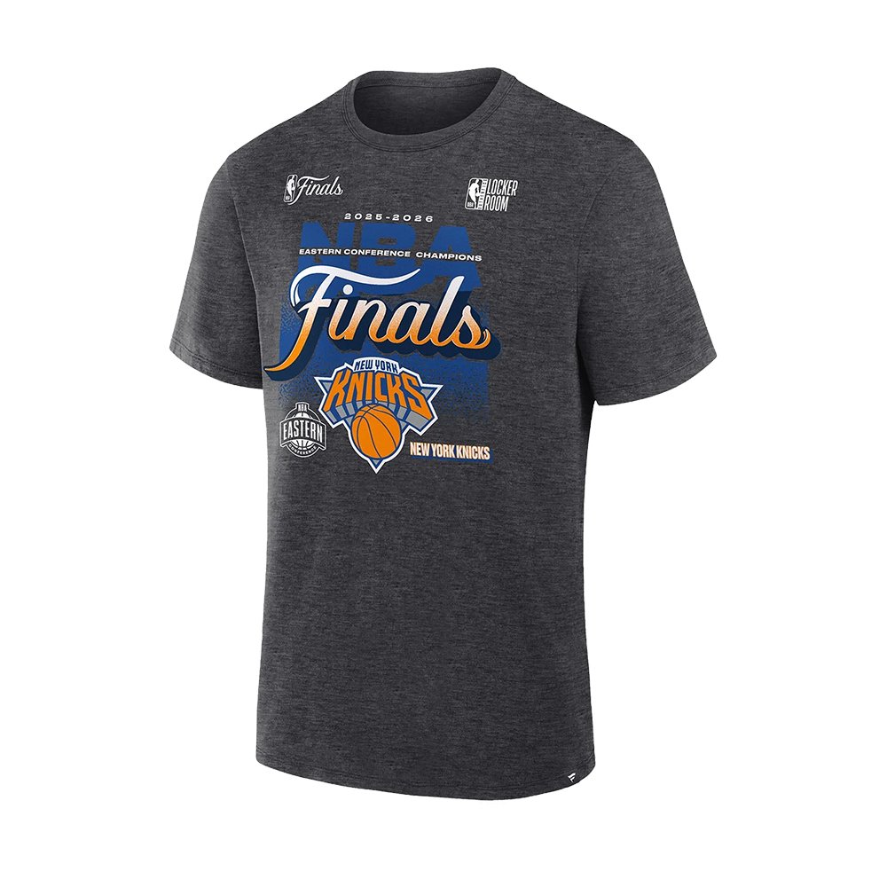 New York Knicks Merch 2026 Eastern Conference Champions Locker Room T-Shirt Fan Gear