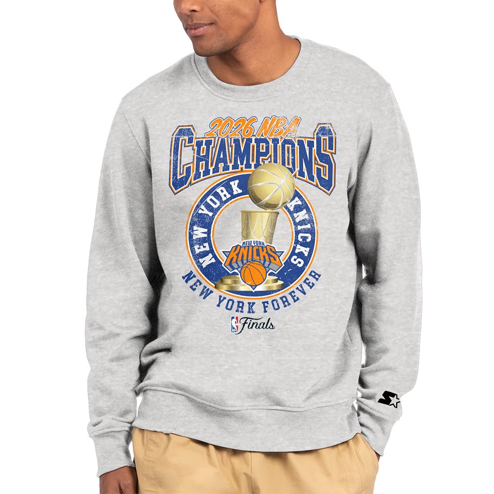 New York Knicks Merch 2026 NBA Finals Champions Trophy Sweatshirt Best Gift For Knicks Fans