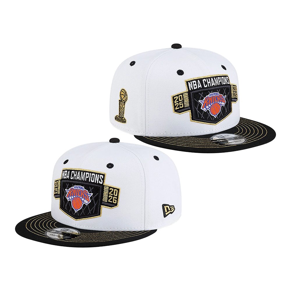 New York Knicks 2026 NBA Finals Champions Snapback Hat NY Knicks Championship Snapback Cap
