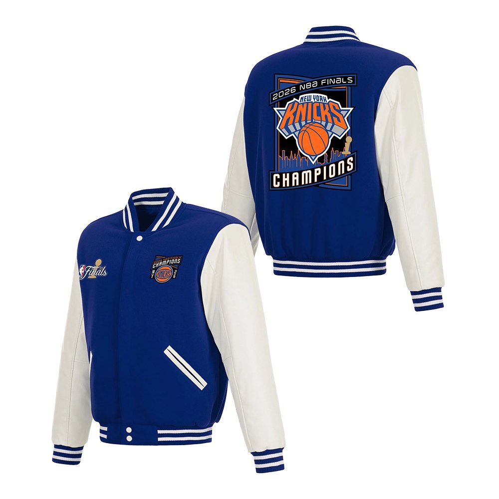 New York Knicks Merch 2026 NBA Finals Champions Jacket New York Knicks Apparel Best Fans Gifts