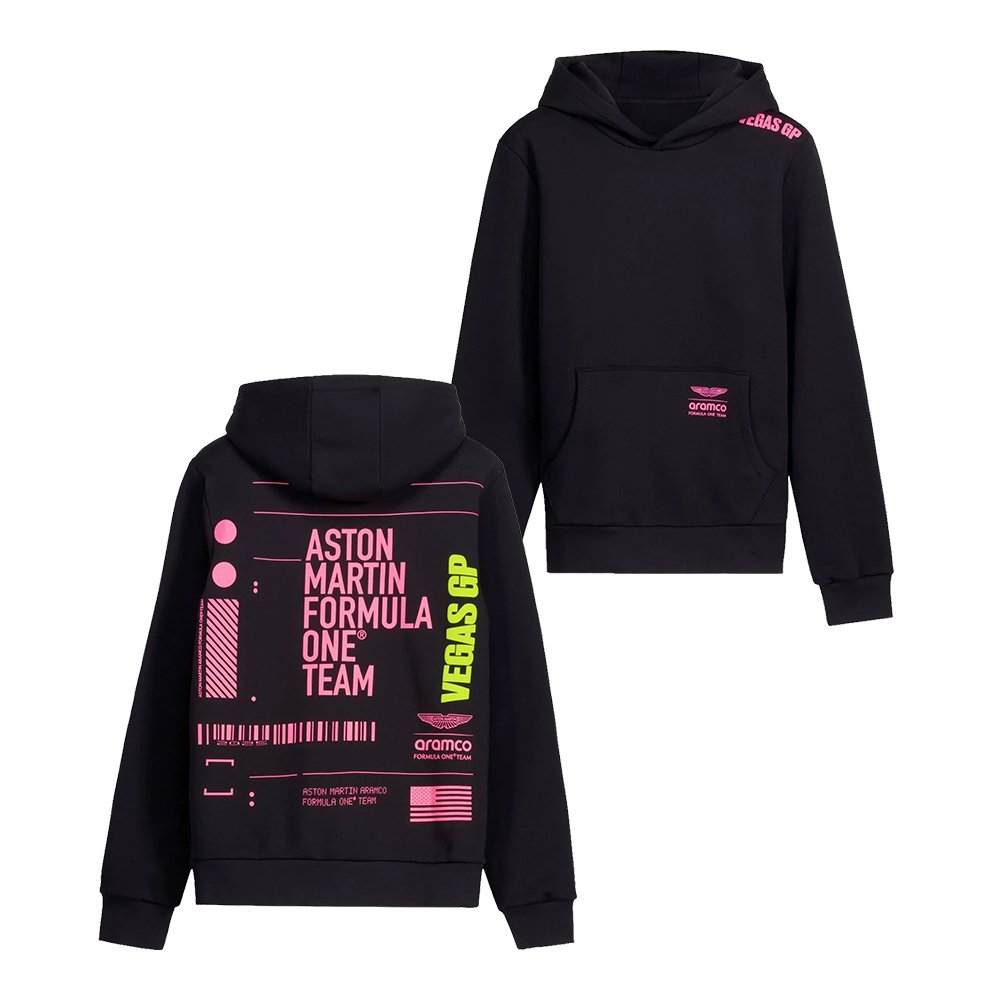 Aston Martin 2025 Las Vegas Grand Prix F1 Fanwear Hoodie Las Vegas Grand Prix Clothing Fans Gift