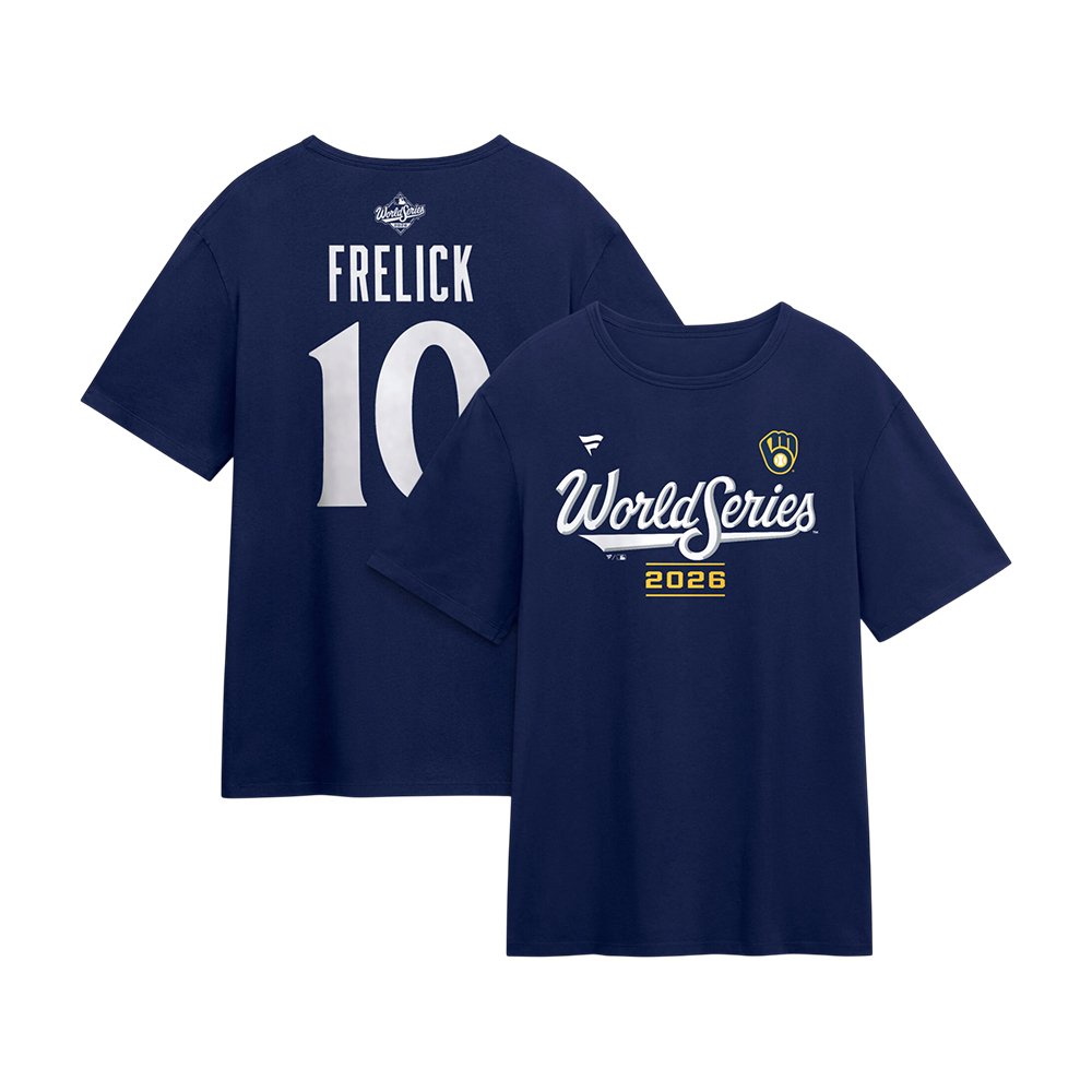 Sal Frelick Milwaukee Brewers Merch 2026 World Series Shirt Presents For Brew Crew