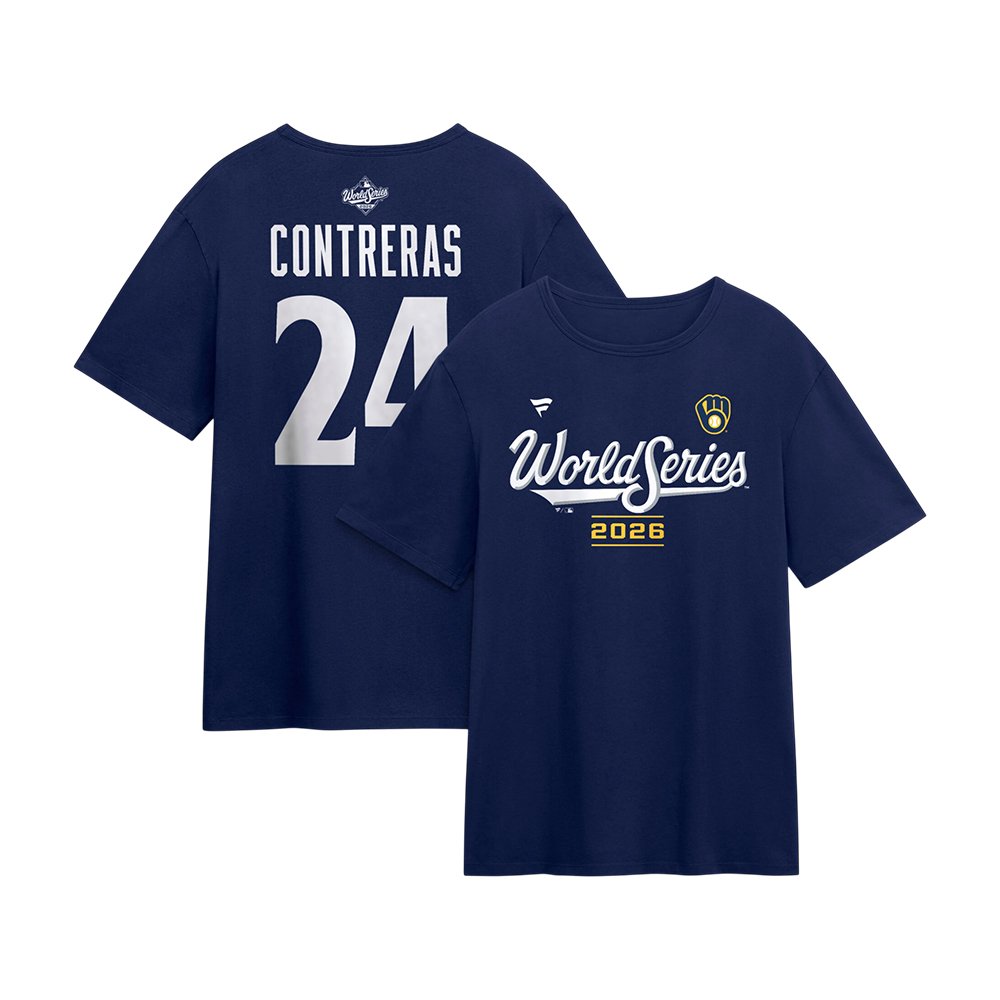 William Contreras Milwaukee Brewers Merch 2026 World Series Shirt Gifts For Brew Crew
