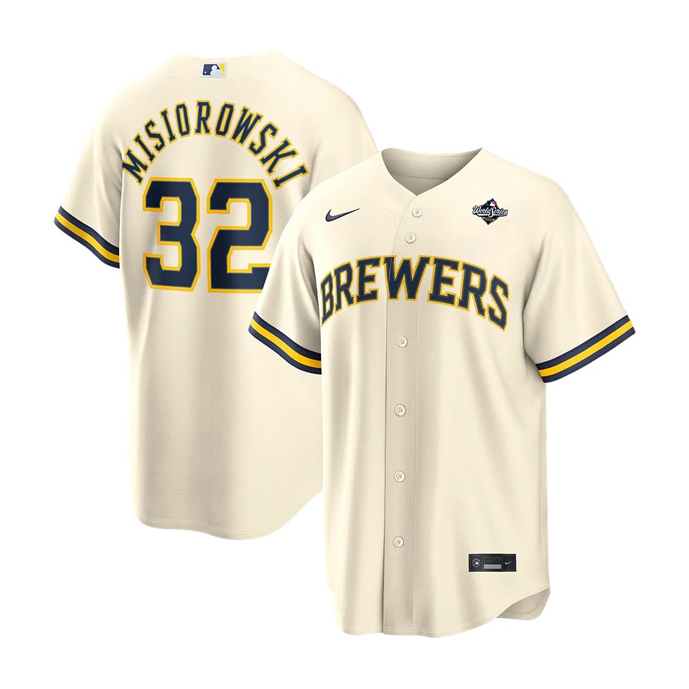 Jacob Misiorowski Milwaukee Brewers Merch 2026 World Series Jersey Gift For Brew Crew