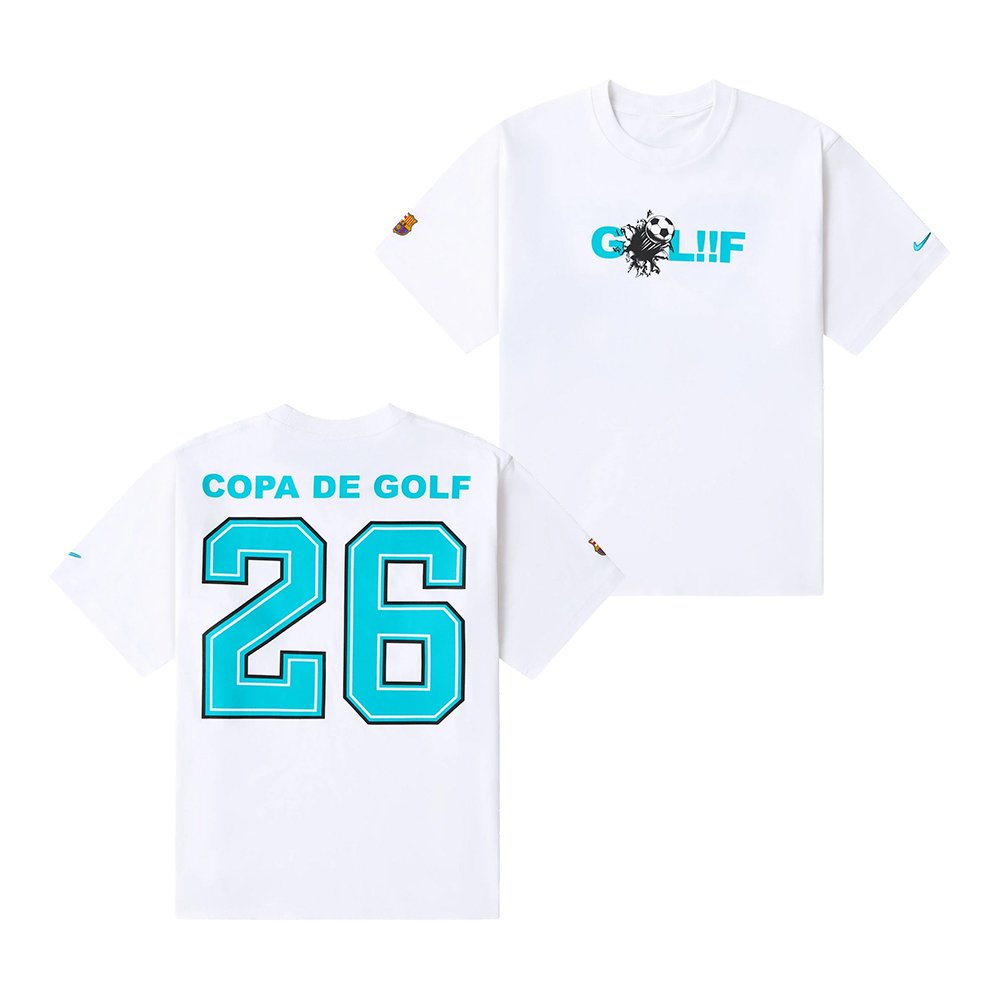 FC Barcelona x Golfwang Merch Gol Logo T-Shirt Presents For Barcelona Lovers