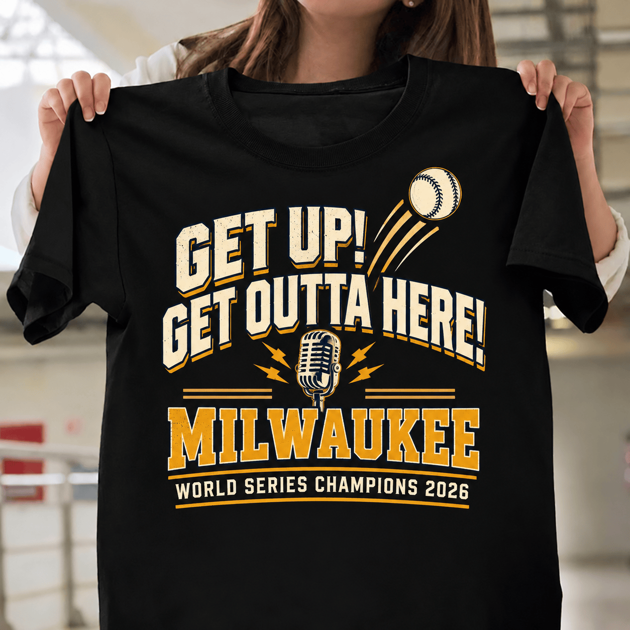 Milwaukee Brewers Merch World Series Champions 2026 Black Shirt Presents For Brew Crew