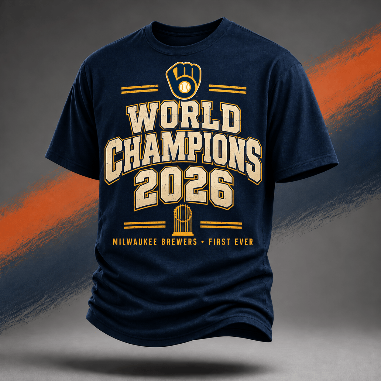 Milwaukee Brewers Merch World Series Champions 2026 T-Shirt Best Gifts For Brew Crew
