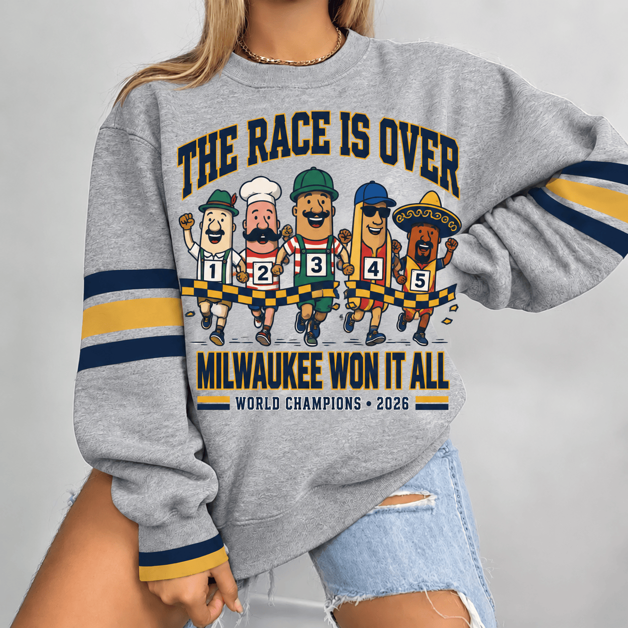 Milwaukee Brewers Merch World Series Champions 2026 Sweatshirt Brewers Championship Apparel