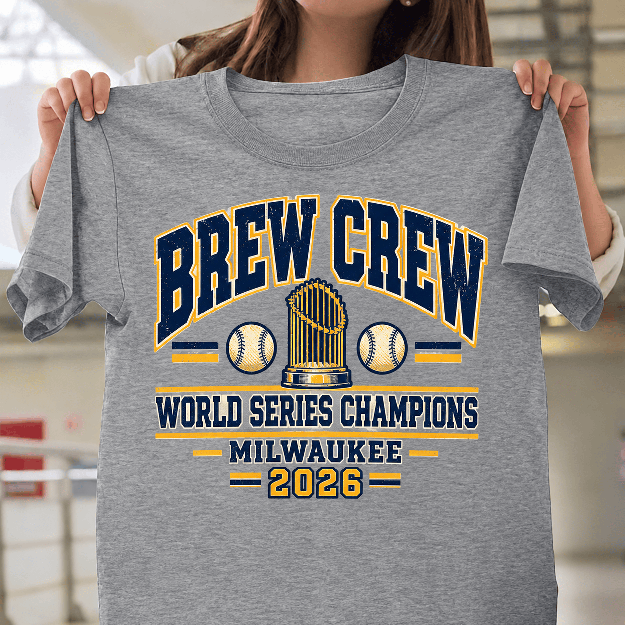Milwaukee Brewers Merch World Series Champions 2026 Shirt Brew Crew Championship Gift Ideas