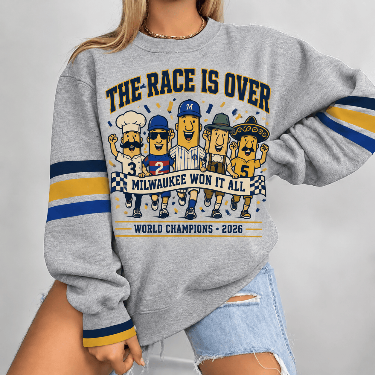 Milwaukee Brewers Merch World Series Champions 2026 Sweatshirt Mil Brewers Champions Apparel