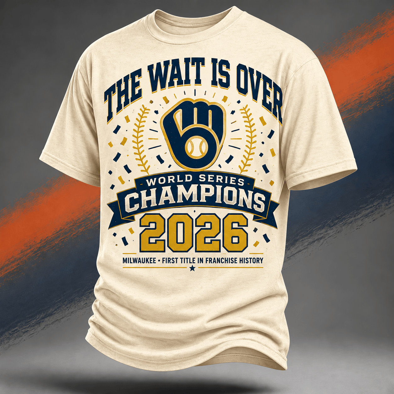 Milwaukee Brewers Merch World Series Champions 2026 T-Shirt Baseball Gifts For Brew Crew