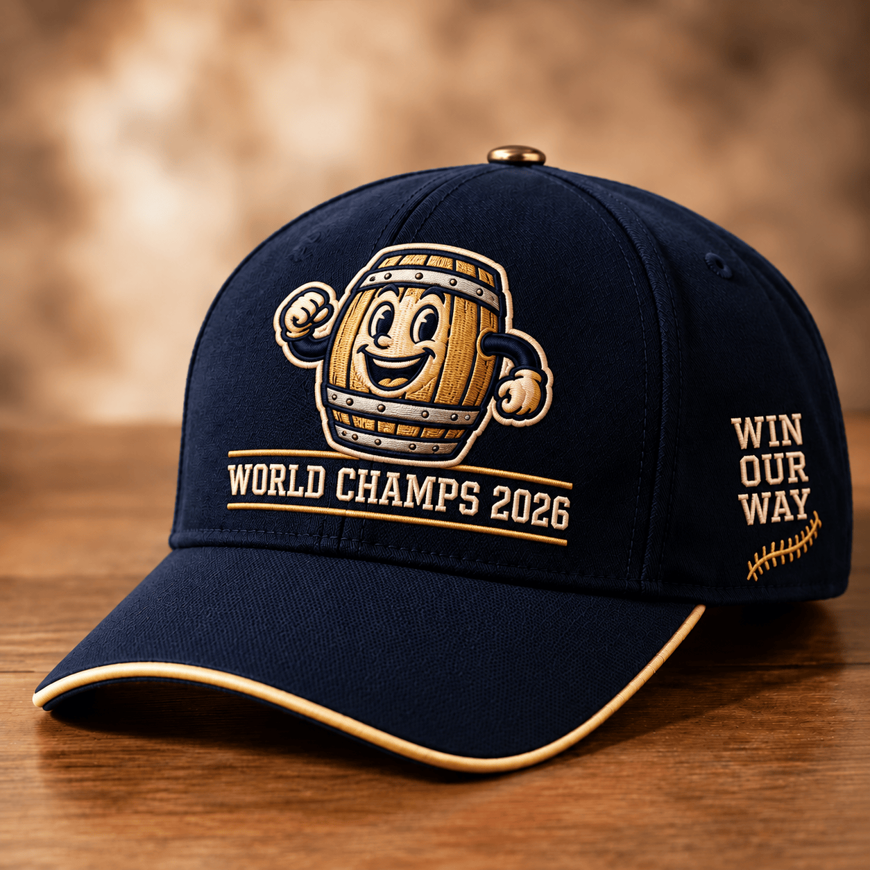 Milwaukee Brewers Merch World Series Champions 2026 Hat Win Our Way Brewers Baseball Cap