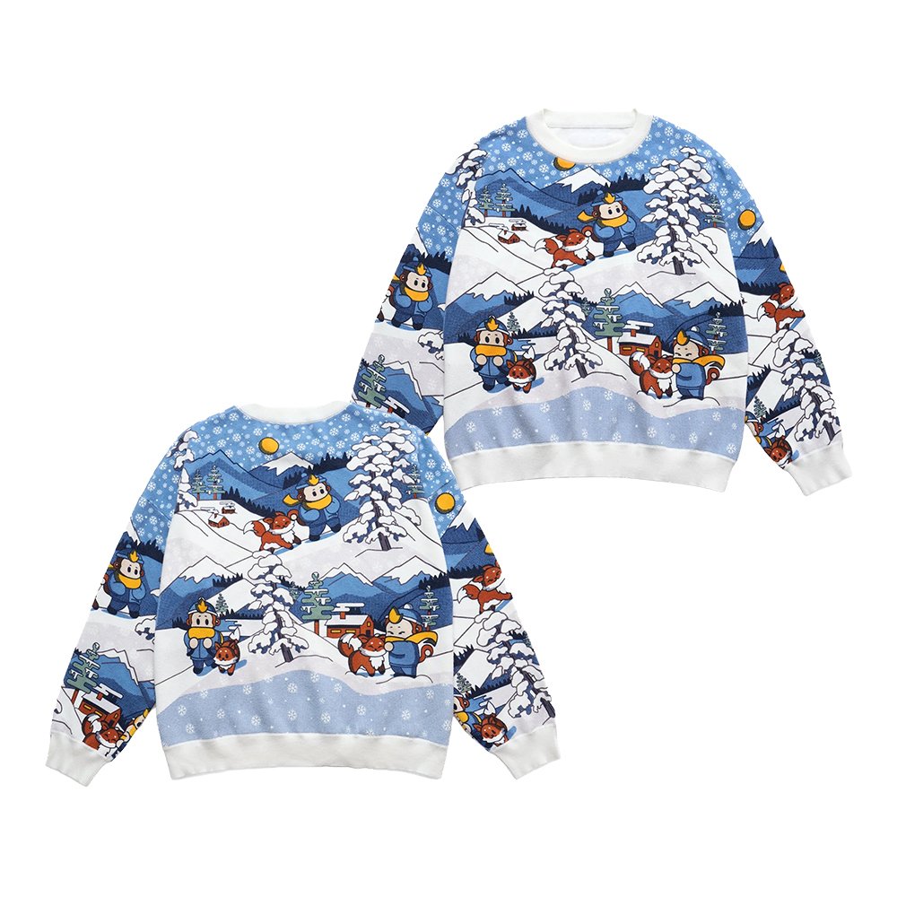 CDawgVA Merch Rv 26 Snowscape Sweatshirt CDawgVA Streetwear Apparel