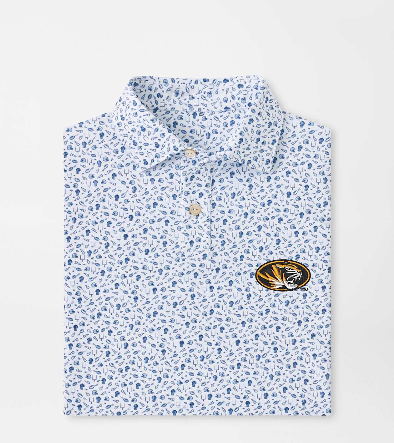 Peter Millar x Missouri Tiger Merch Kick Off Performance Polo Shirt Missouri Clothing Best Gift