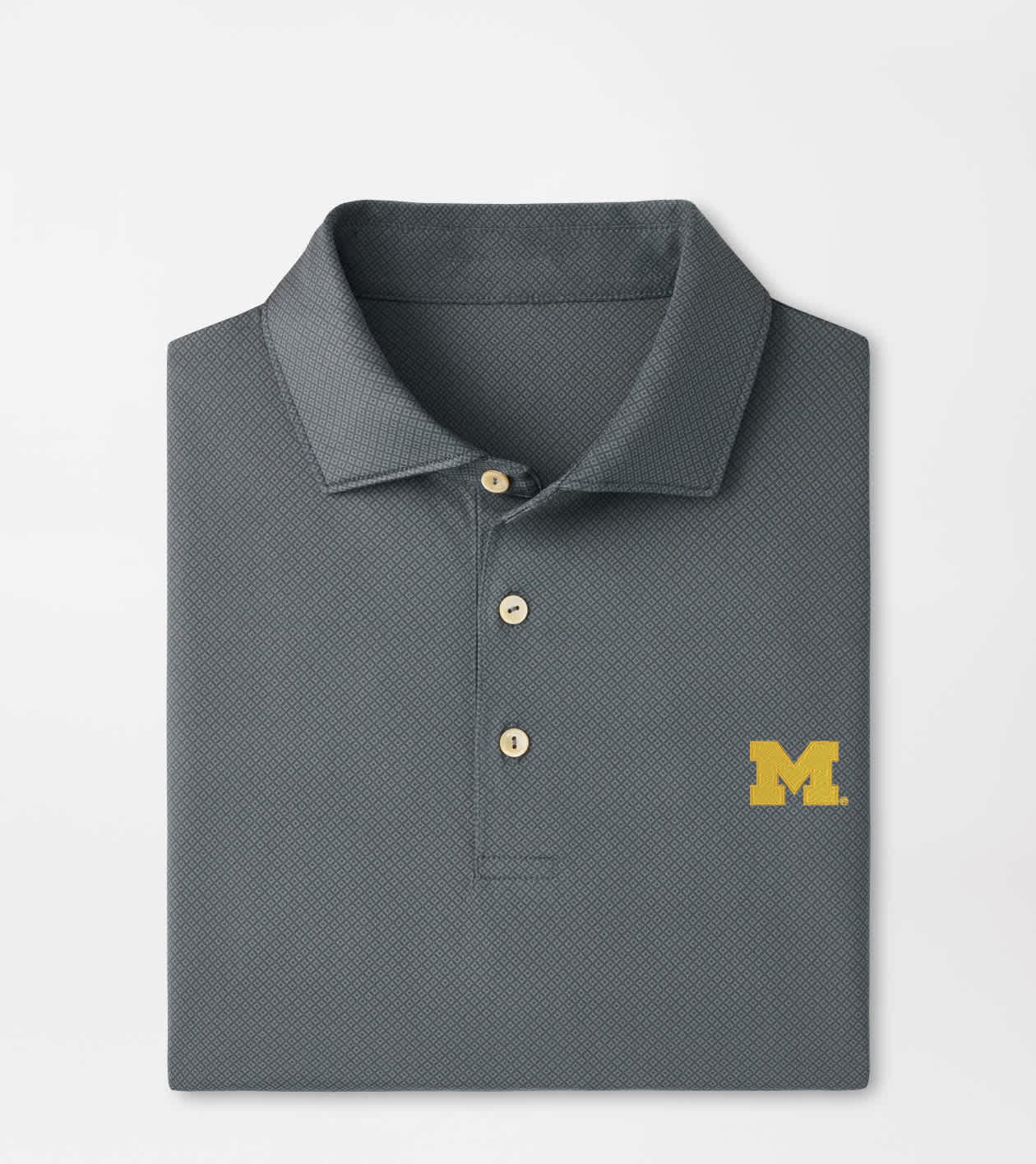 Peter Millar x Michigan Wolverines Merch Michigan Hugo Polo Shirt NCAA Wolverines Outfit