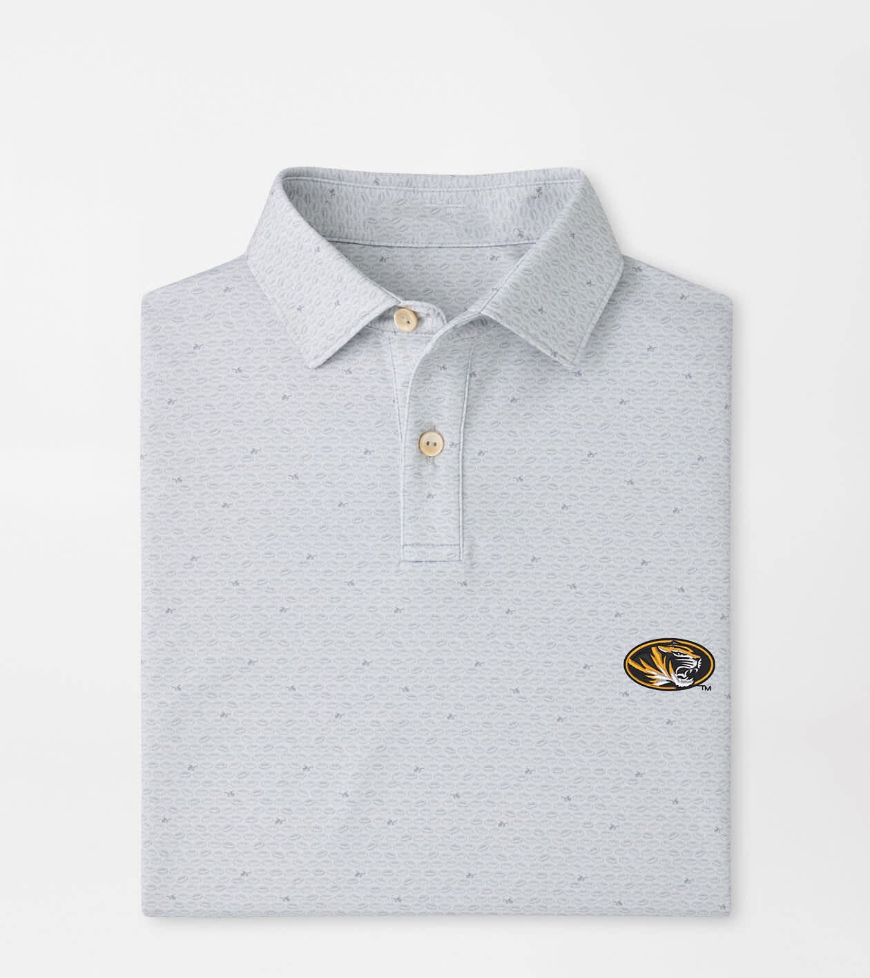 Peter Millar x Missouri Tiger Merch On The Ball Performance Polo Shirt Missouri Game Day Apparel
