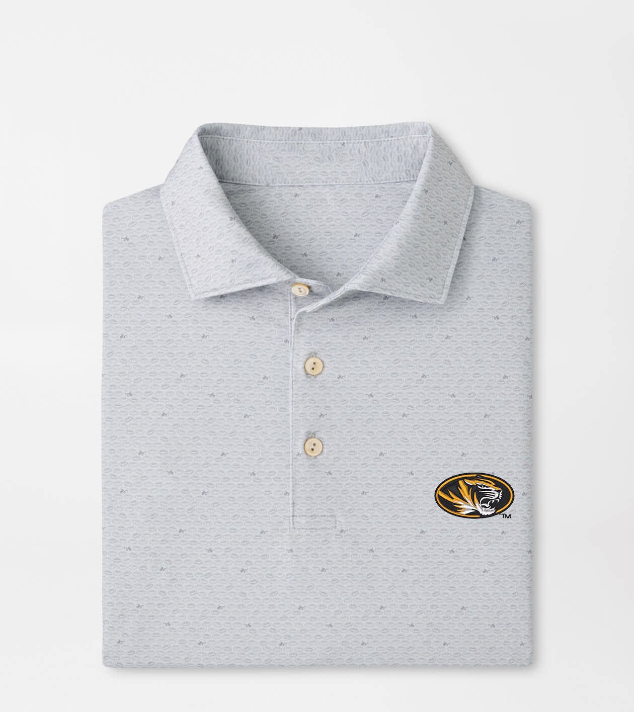 Peter Millar x Missouri Tiger Merch On The Ball Performance Polo Shirt Missouri Game Day Clothing