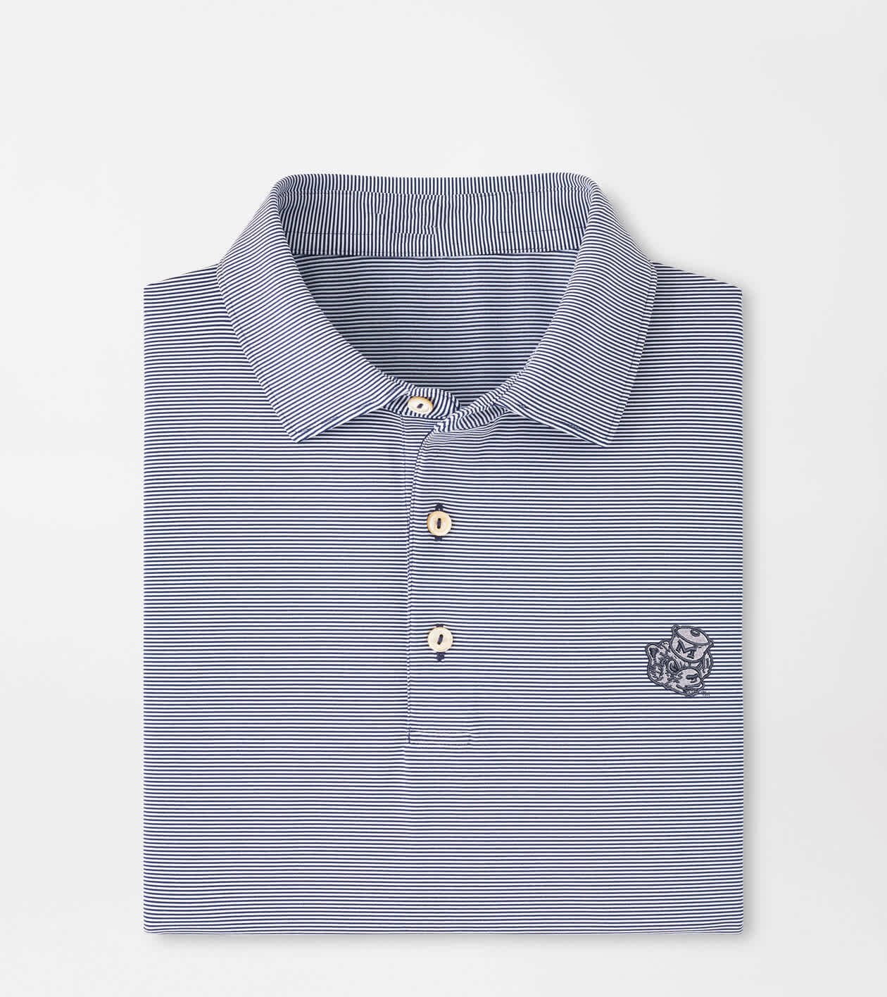 Peter Millar x Michigan Wolverines Merch Michigan Vault Jubilee Polo Shirt NCAA Sports Clothes