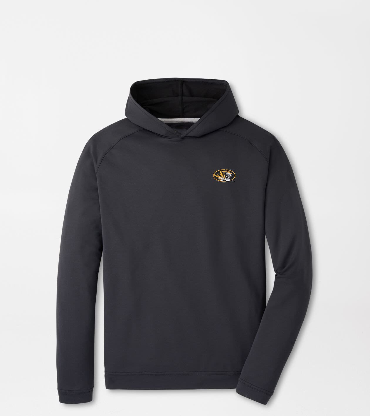 Peter Millar x Missouri Tiger Merch Pine Performance Hoodie Missouri Football Fan Gear