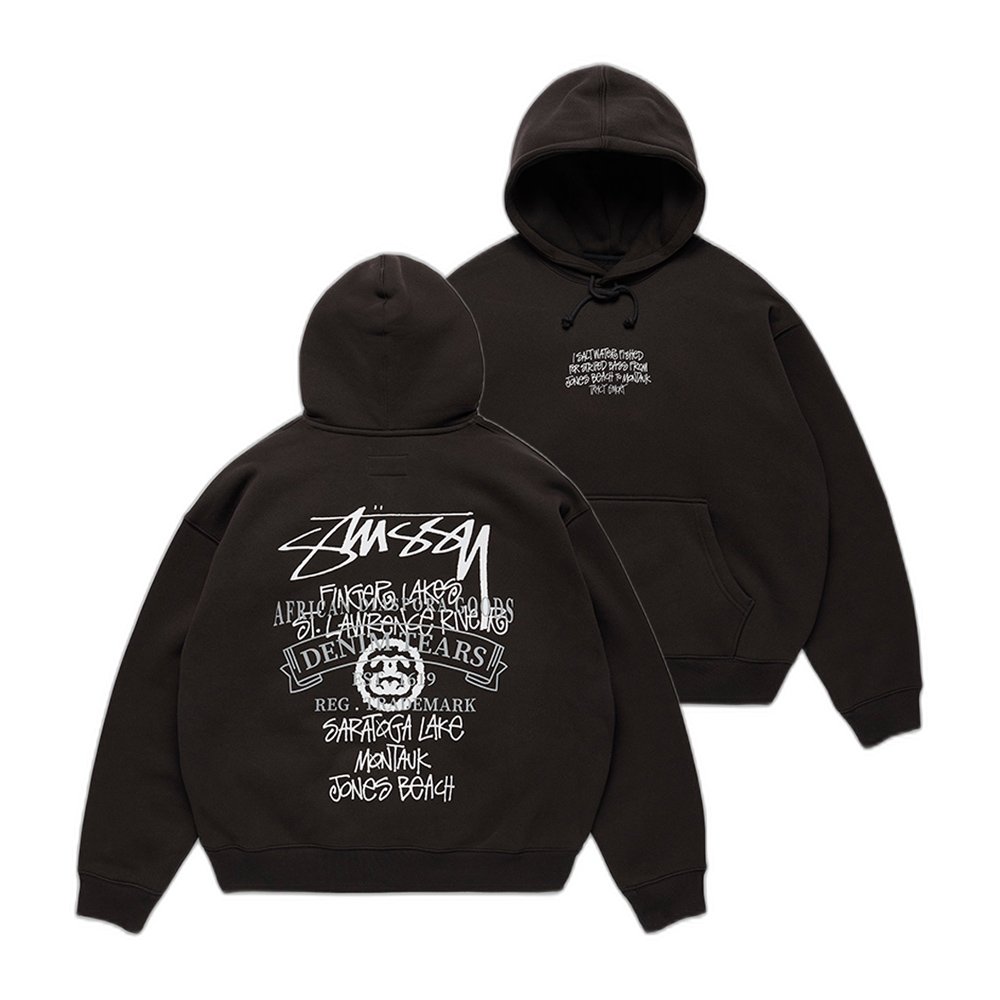 Denim Tears Merch Stussy Tears New York Fishing Tour Hoodie Gift For Him Her