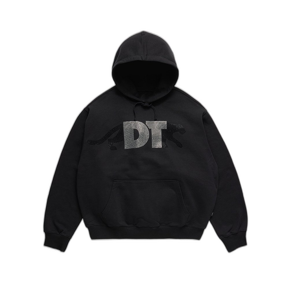 Denim Tears Merch Rhinestone DT Panther Hoodie Streetwear Style Gift