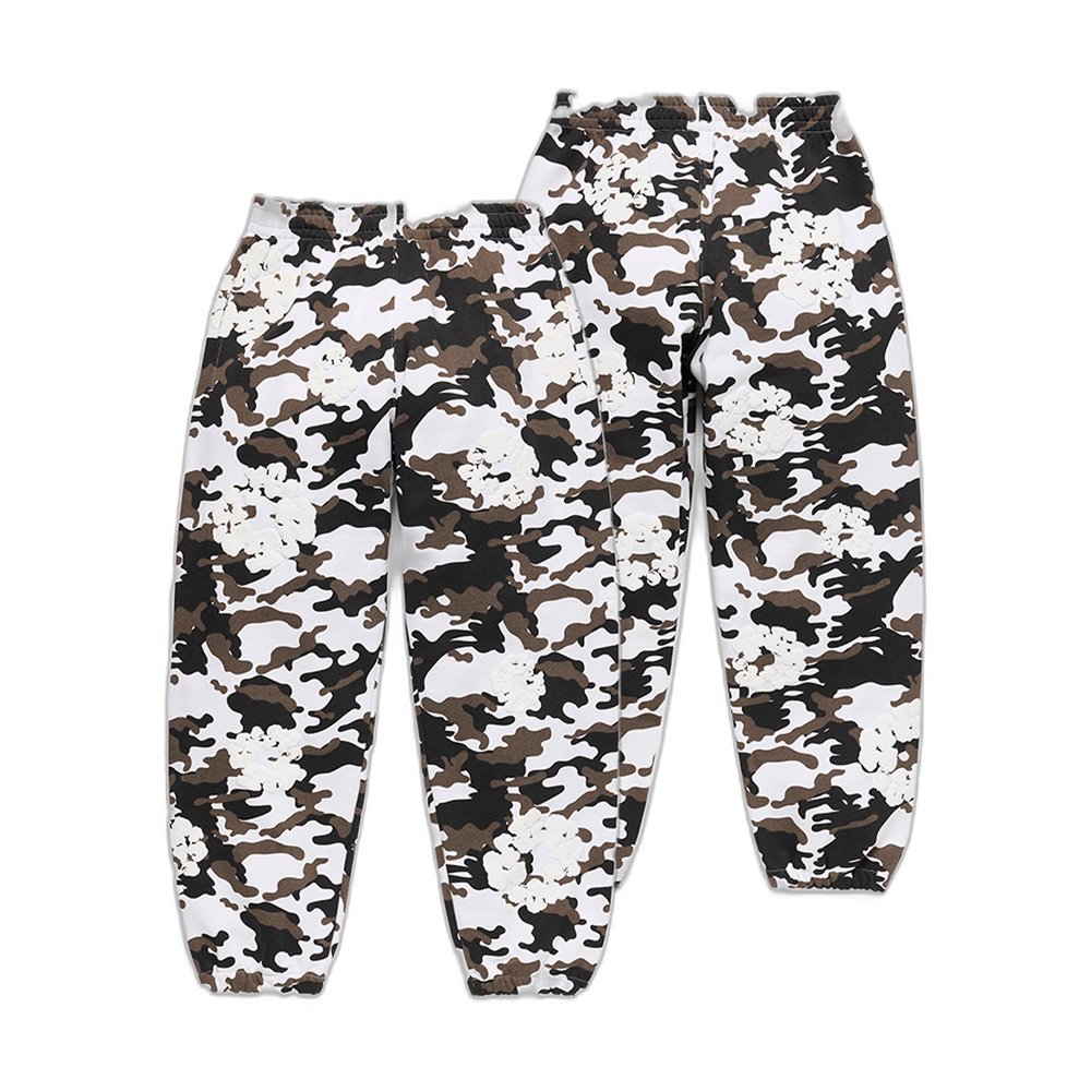 Denim Tears Merch Cotton Wreath Camo Sweatpants Streetwear Style Gift