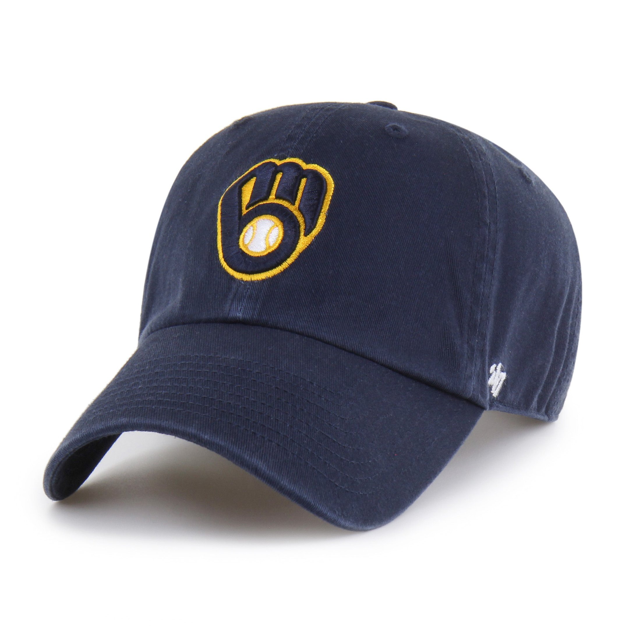 Milwaukee Brewers x 47 Brand Merch Clean Up Hat Brewers Baseball Cap Unisex Gifts