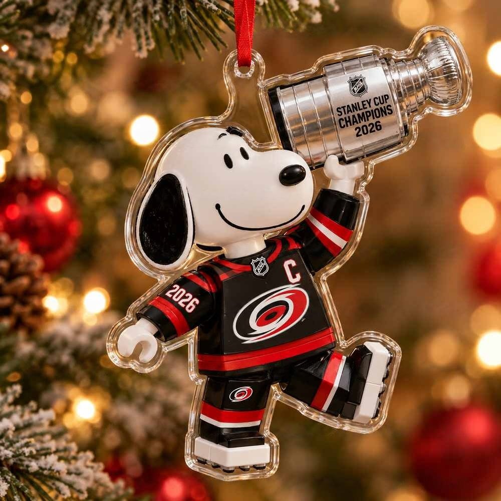 Northwestern Wildcats Lacrosse National Champions Snoopy Trophy Christmas Ornament Gifts For Men