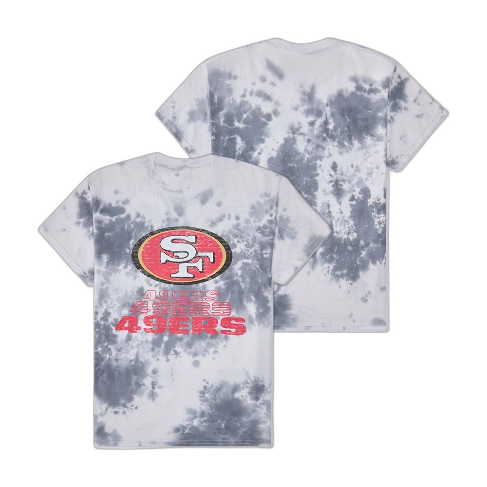 San Francisco 49ers Tie-Dye Relaxed Graphic T-Shirt 49ers Football Clothing Fan Gift