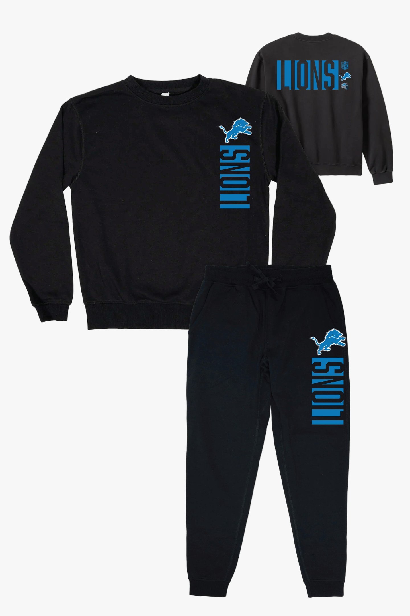 Detroit Lions Merch Detroit Lions Football Season Sweatshirt And Sweatpants Game Day Gift Idea