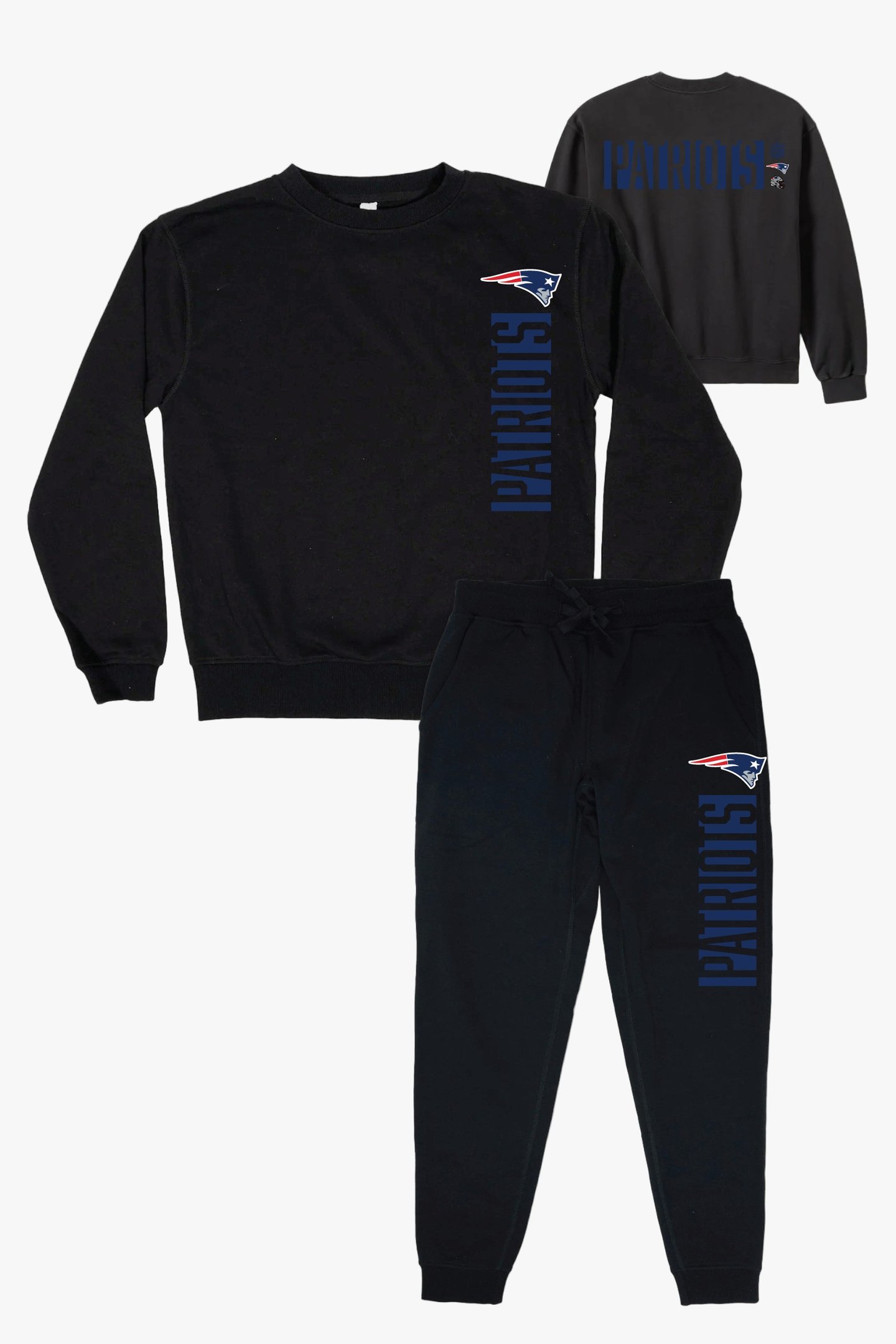 New England Patriots Merch Patriots Football Sweatshirt And Sweatpant Gift For Game Day