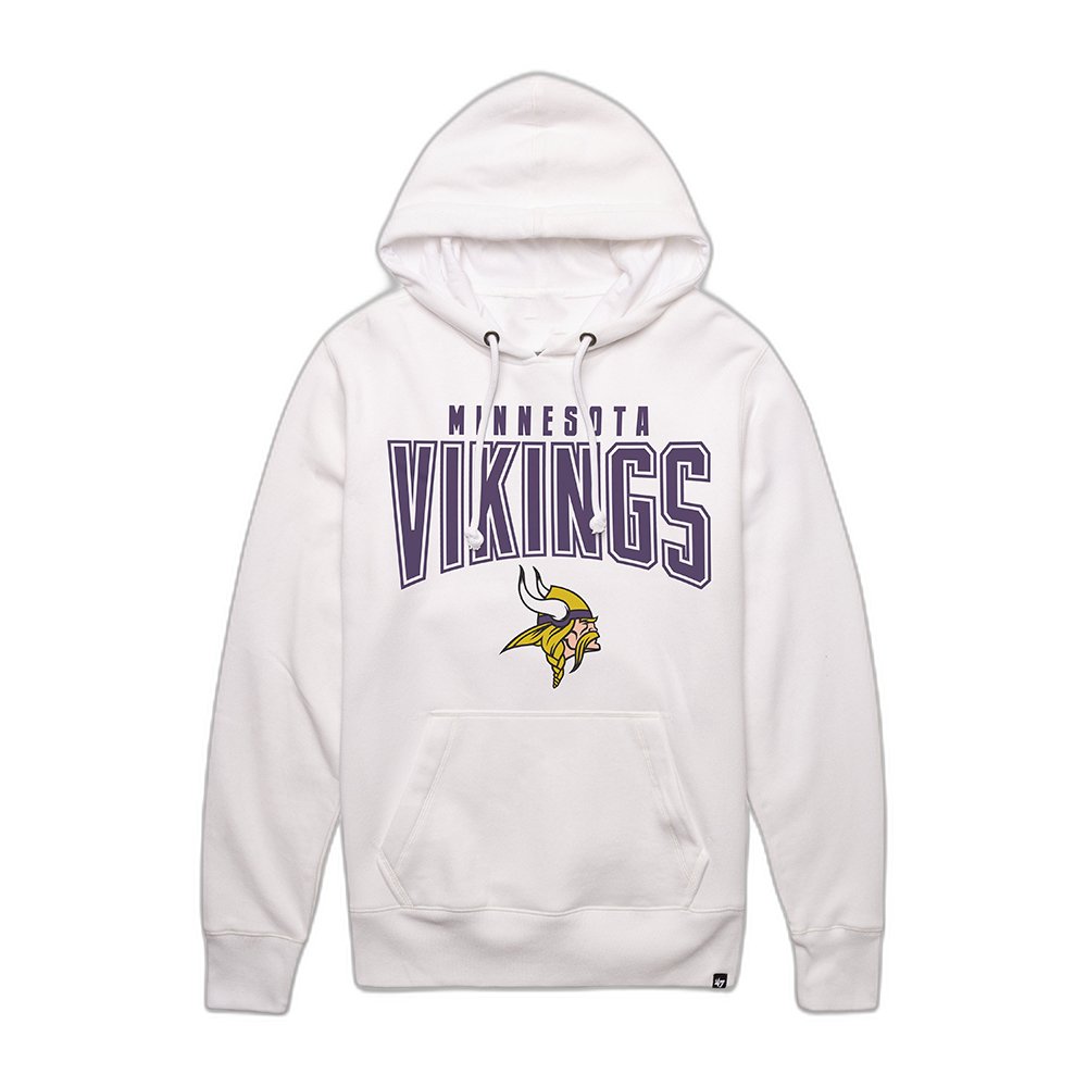 Minnesota Vikings x 47 Brand Merch Team Elements Arch Hoodie Minnesota Fan Attire