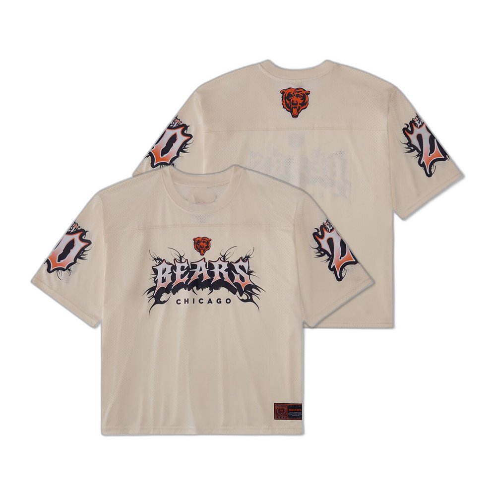 Chicago Bears Tattoo Mesh T-Shirt Bears Football Apparel Gift For Sports Fan