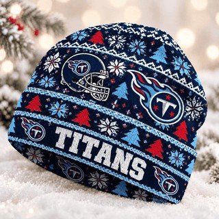 Tennessee Titans Christmas Beanie Hat Titans Pride Cap Gift For Sports Fan