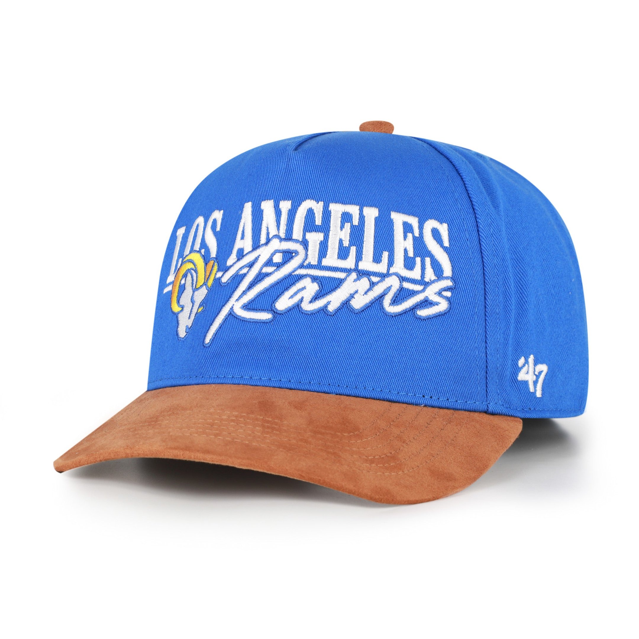 Los Angeles Rams x 47 Brand Merch Scribe Line Hat Rams Pride Cap Gift For Teammate