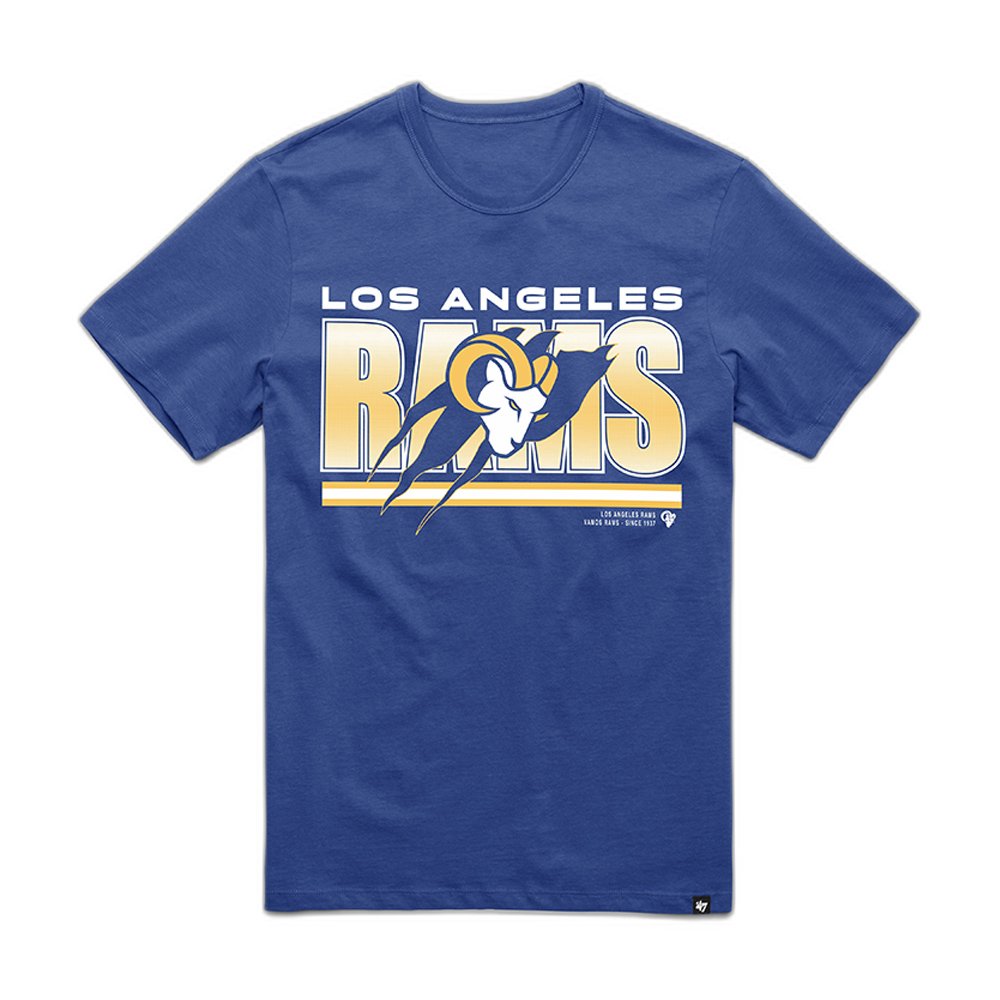 Los Angeles Rams x 47 Brand Merch Team Thunder Rip T-Shirt Rams Fan Clothes Gifts