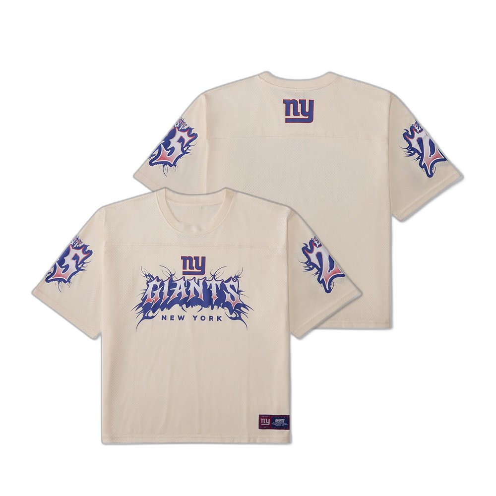 New York Giants Tattoo Mesh T-Shirt Giants Pride Gear Gift For Sports Lovers