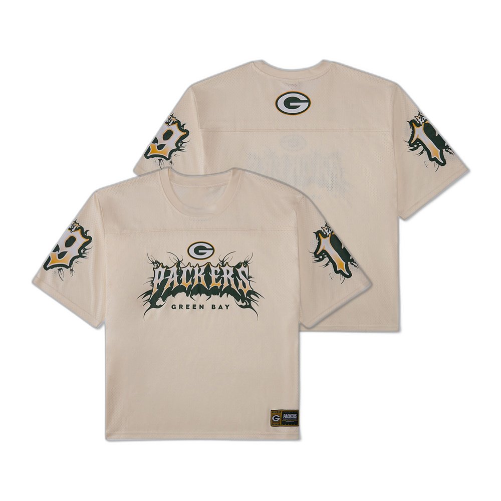 Green Bay Packers Tattoo Mesh T-Shirt Packers Football Clothes Sportswear Gift