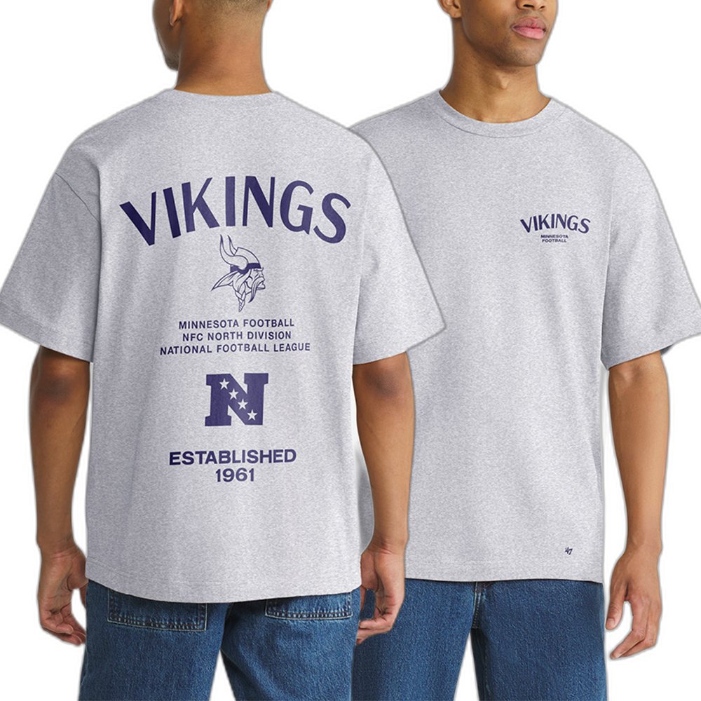 Minnesota Vikings x 47 Brand Merch Constantine T-Shirt Vikings Pride Clothes Gifts